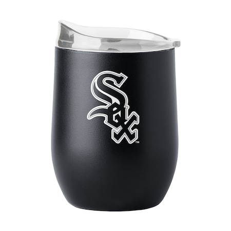 Logo Brands Chicago White Sox 16oz Flipside Powder Coat Curved Beverage 507-S16PB-34